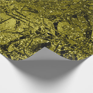 Papel De Presente Corpo de Anatomia Célula Mint Mostarda Chartreuse