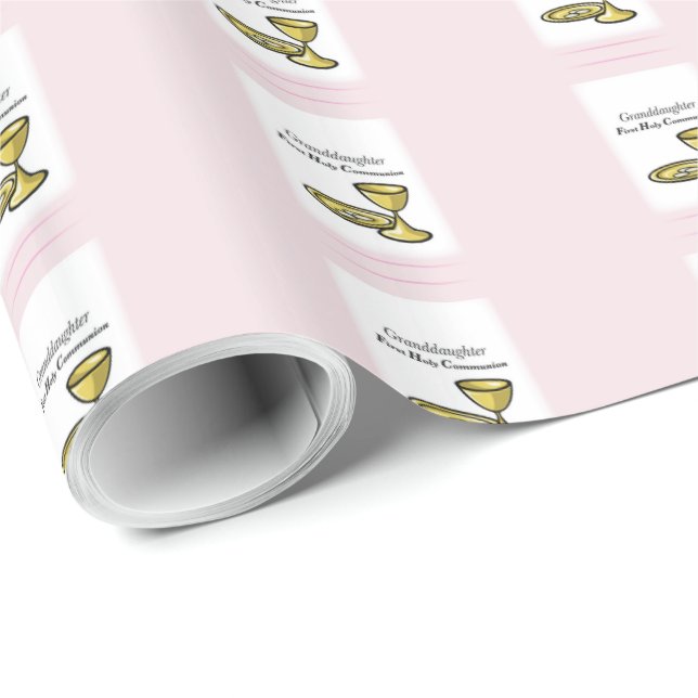 Papel De Presente Corpo e Sangue da Comunhão Netinha (Ponta do rolo)