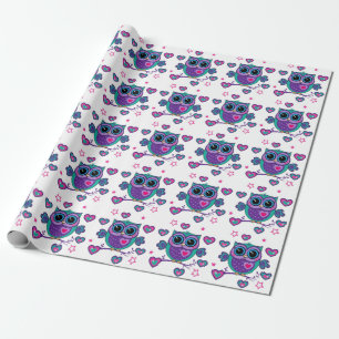 Papel De Presente Coruja