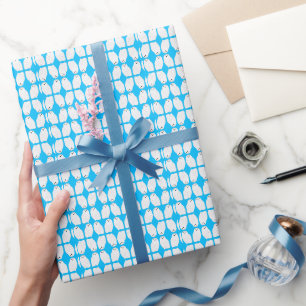Papel De Presente Coruja da neve com glamour moderno