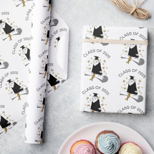 Papel De Presente Coruja na Pré-escola de Gown/Graduação no Jardim d