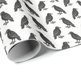 Papel De Presente Corvos