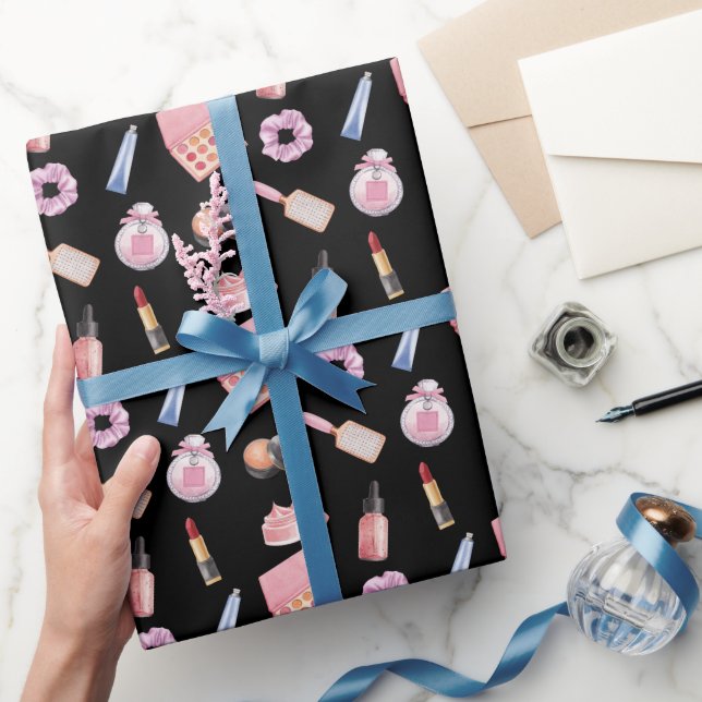 Papel De Presente Cosmética de padrão de maquilhagem (Presentear)