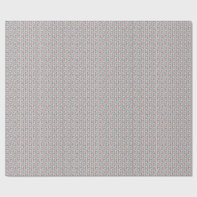 Papel De Presente Cosmic Bloom Trailing Stripes (Aberto)