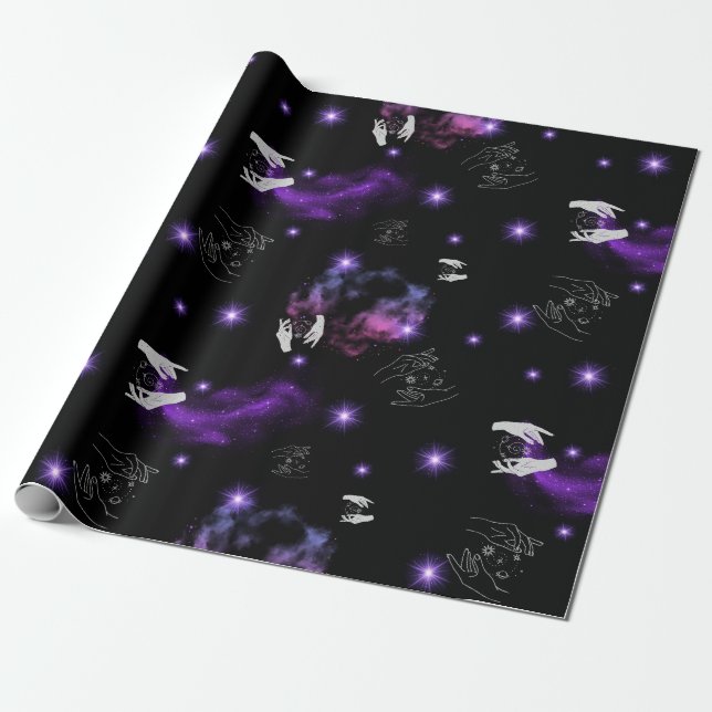 Papel De Presente Cosmic Energy Wrapping Paper (Desenrolado)