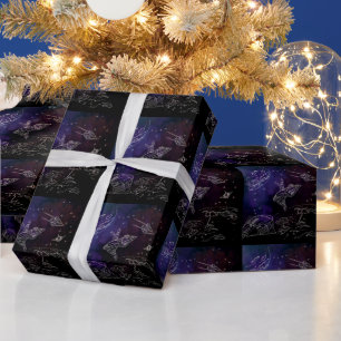 Papel De Presente cosmos