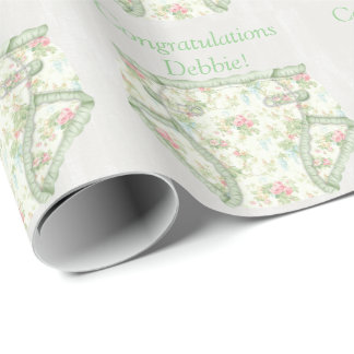 Papel De Presente Costume lindo presente personalizado do chá de