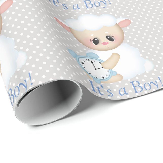 Papel De Presente Costume lindo presente personalizado do chá de (Ponta do rolo)