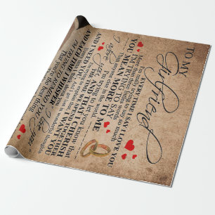 Papel De Presente Cota De Amor Para Namorada   Presente para decora