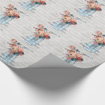 Papel De Presente Country Floral Wood Mason Jar Wedding<br><div class="desc">(1) Você pode alterar o plano de fundo clicando no botão "Personalizar" e definindo a cor de fundo ou adicionando sua própria imagem de fundo. (2) Todos os estilos de texto, cores e tamanhos também podem ser modificados para ajustado das suas necessidades. (3) Se necessitar de personalização ou itens correspondentes,...</div>
