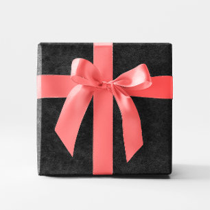 Papel De Presente Couro Preto