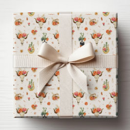 Papel De Presente Cowboy Russo Ocidental