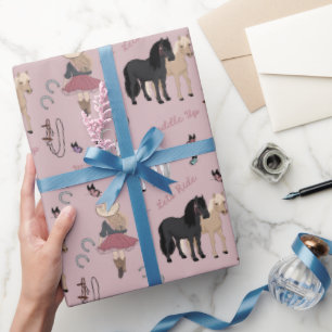 Papel De Presente Cowgirl Wrapping PAper