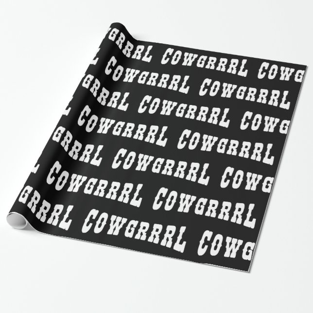 PAPEL DE PRESENTE COWGRRRL (Desenrolado)