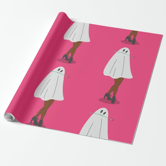 Papel De Presente coxas de mosca-da-meia-halloween africanas (Desenrolado)