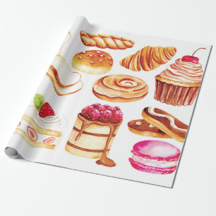 Papel De Presente Cozedura de pastelaria e pastelaria