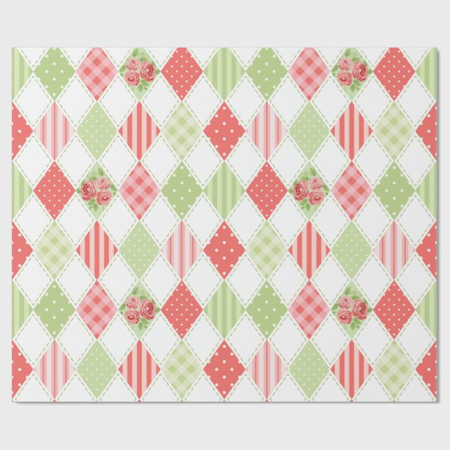 Papel De Presente Cozinha de rosa Art (Aberto)