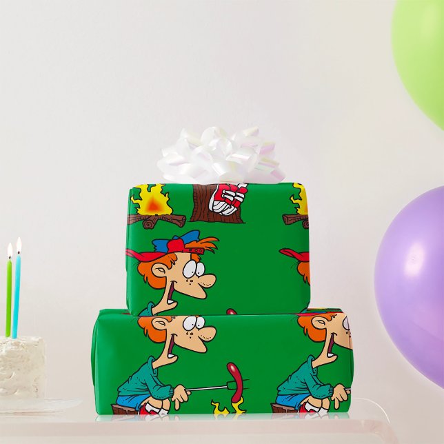 Papel De Presente Cozinhar Em Um Fogo (Criador carregado)