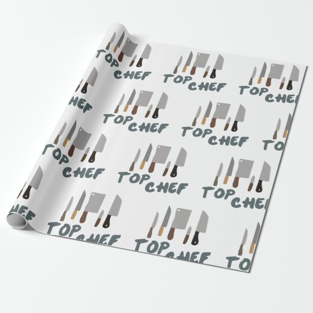 Papel De Presente Cozinheiro chefe superior (Desenrolado)
