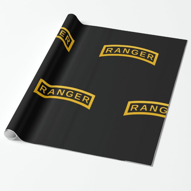 Papel De Presente Crachá de Ranger (Desenrolado)