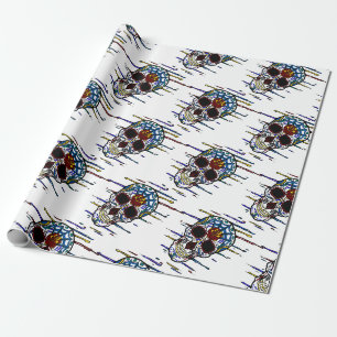 Papel De Presente crânio