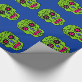 Papel De Presente Cranio de Açúcar