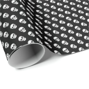 Papel De Presente Crânios