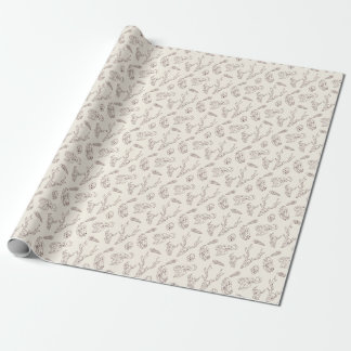 Papel De Presente Crânios animais e arqueologia óssea