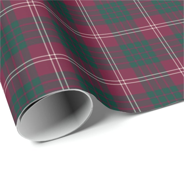 Papel De Presente Crawford Clan Tartan (Ponta do rolo)