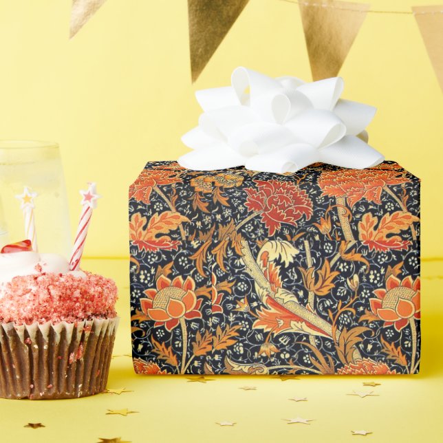 Papel De Presente Cray por William Morris (Festa de aniversário)