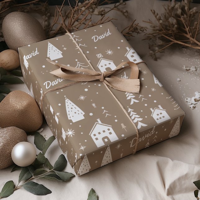 Papel De Presente Criança: Artesanato de Natal (Criador carregado)