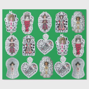 Papel De Presente Criança Jesus,Antecipado Livro de Natal, Esculpido