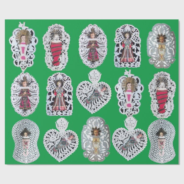 Papel De Presente Criança Jesus,Antecipado Livro de Natal, Esculpido (Aberto)