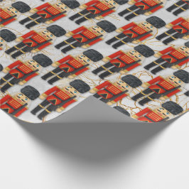 Papel De Presente Crianças de Natal do Noz-Cracker Toy Soldier do Na