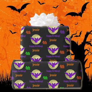 Papel De Presente Crianças do Dia de Aniversário Personalizam