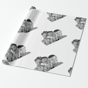 Papel De Presente Criar seus próprios miúdos da foto