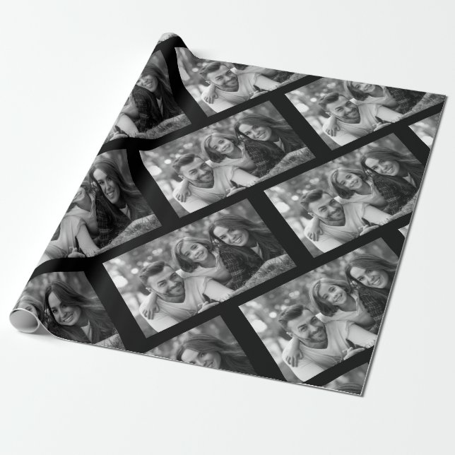 Papel De Presente Criar sua própria fotografia do feriado da família (Desenrolado)