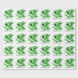 Papel De Presente Criatura Híbrida Parte Mergulhão Parte Guaxinim
