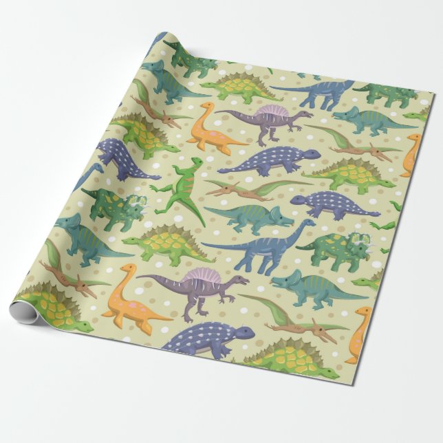 Papel De Presente Criaturas Antigas (Desenrolado)