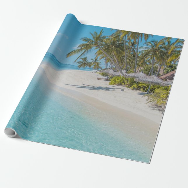 Papel De Presente Criaturas do Mar (Desenrolado)