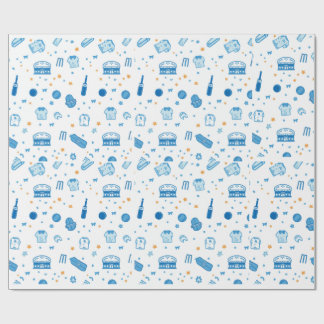 Papel De Presente Cricket Desenho à Mão Doodle Padrão Sem Costura Di