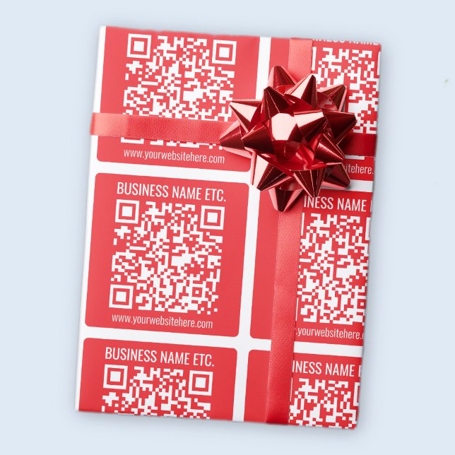 Papel De Presente Crie instantaneamente seu próprio código QR | Verm (Criador carregado)