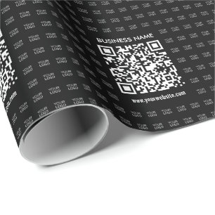 Papel De Presente Crie Instantaneamente um Código QR Escaneável e um