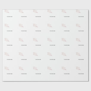 Papel De Presente Crie o seu próprio branco elegante