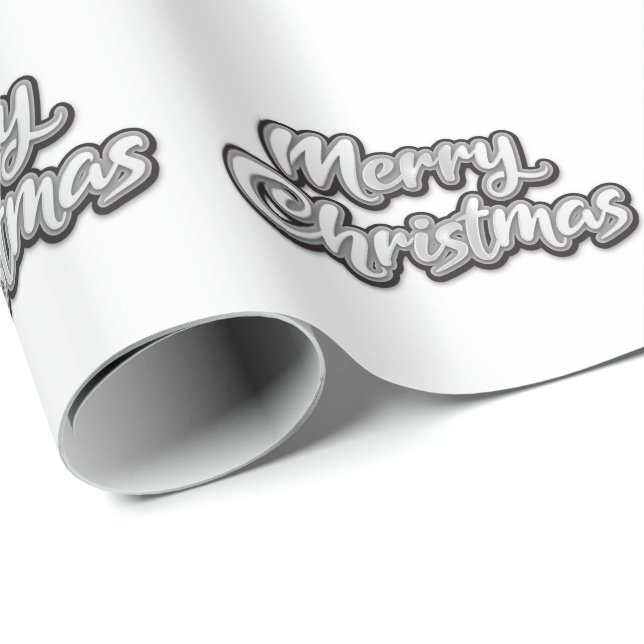 Papel De Presente Crie o Seu Próprio Natal Feliz (Ponta do rolo)