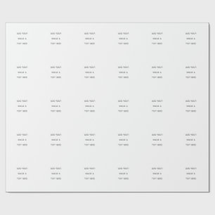 Papel De Presente Crie seu próprio branco