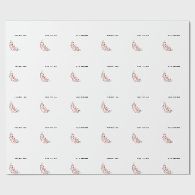 Papel De Presente Crie Seu Próprio Floral  (Aberto)