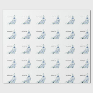 Papel De Presente Crie Seu Próprio Floral