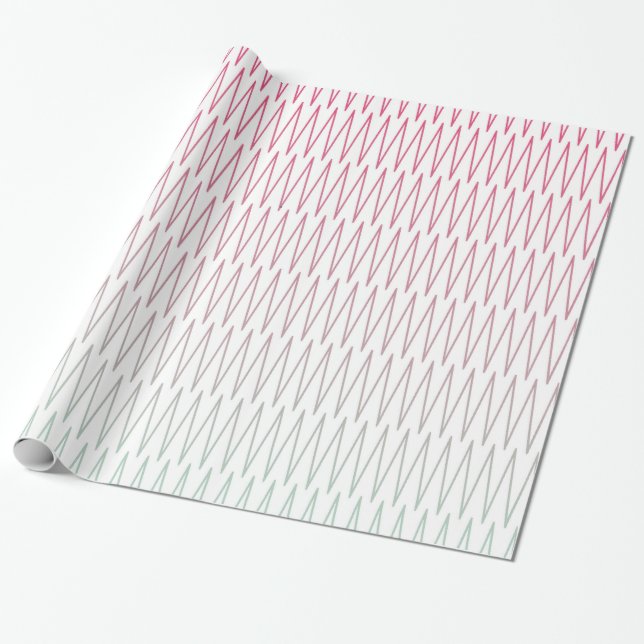 Papel De Presente Crie seu próprio Herringbone personalizado (Desenrolado)