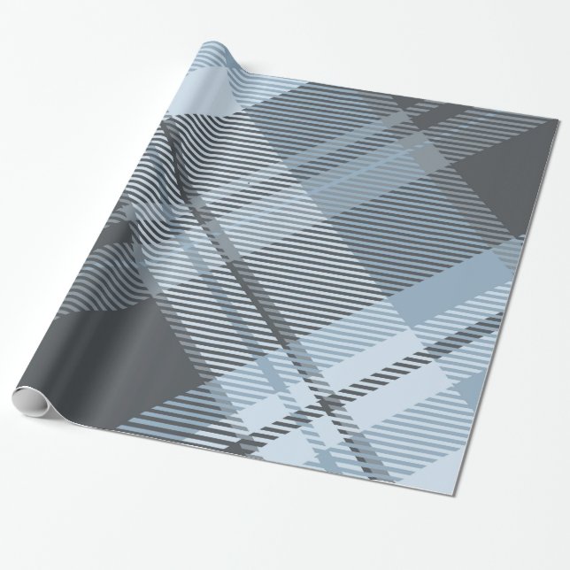 Papel De Presente Crie seu próprio Herringbone personalizado (Desenrolado)
